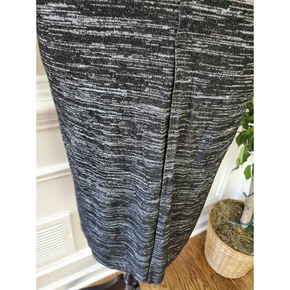 Kensie Women's Gray Polyester Round Neck Long Sleeve Knee Length Dress Size L - Picture 4 of 12